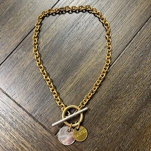 Twisted silver capture necklace